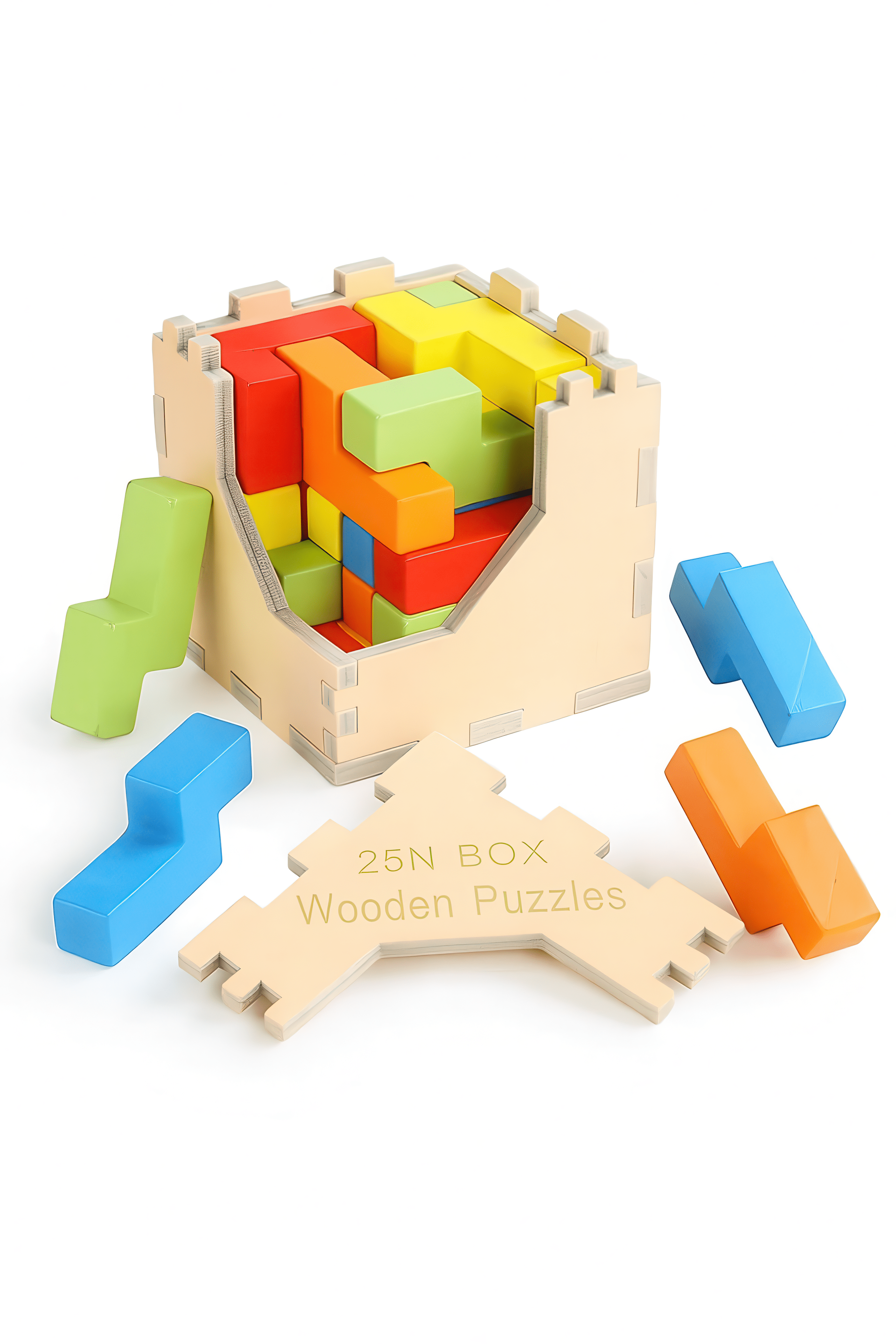 Pavoco Puzzle Tetris | kreatives 3D Puzzle für Kinder lehrreich
