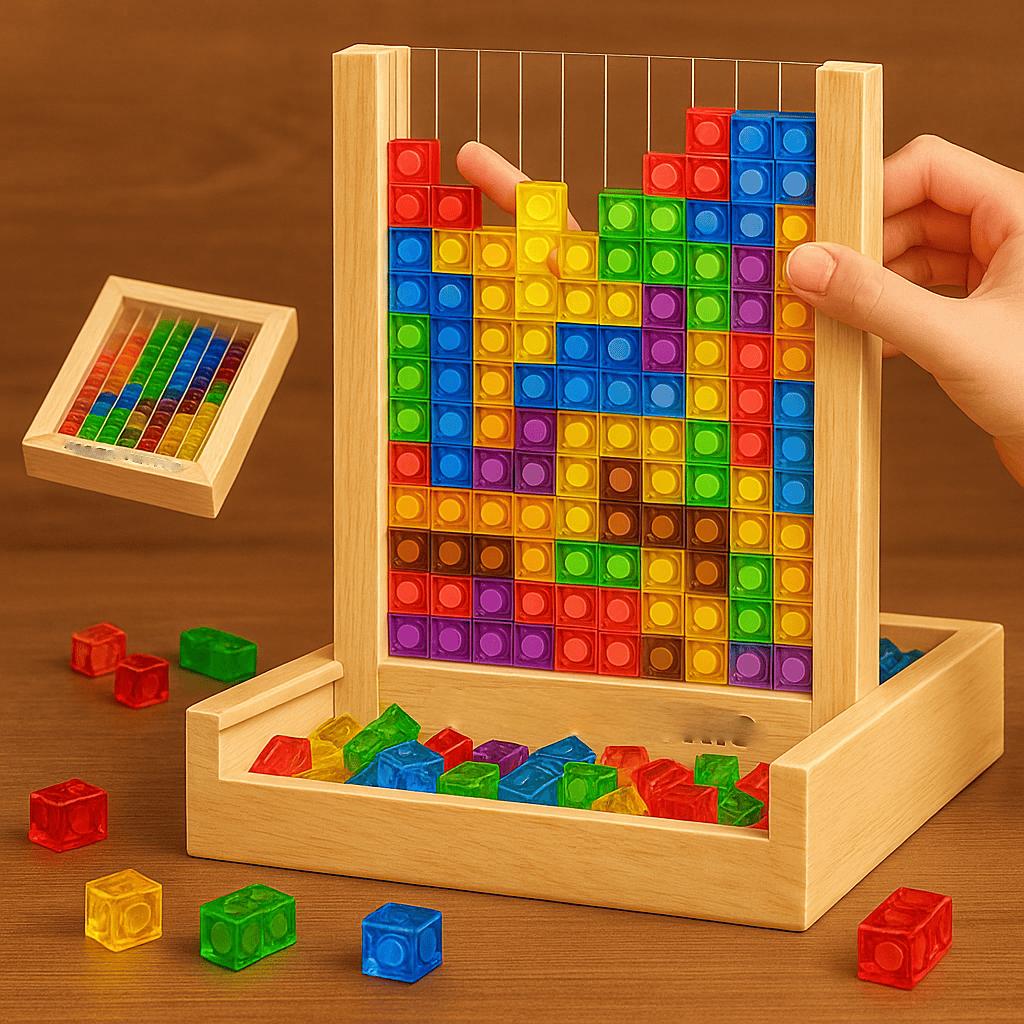 Pavoco Puzzles Buntes Holzpuzzle für Erwachsene pädagogisch nachhaltig kreativ und nachhaltig