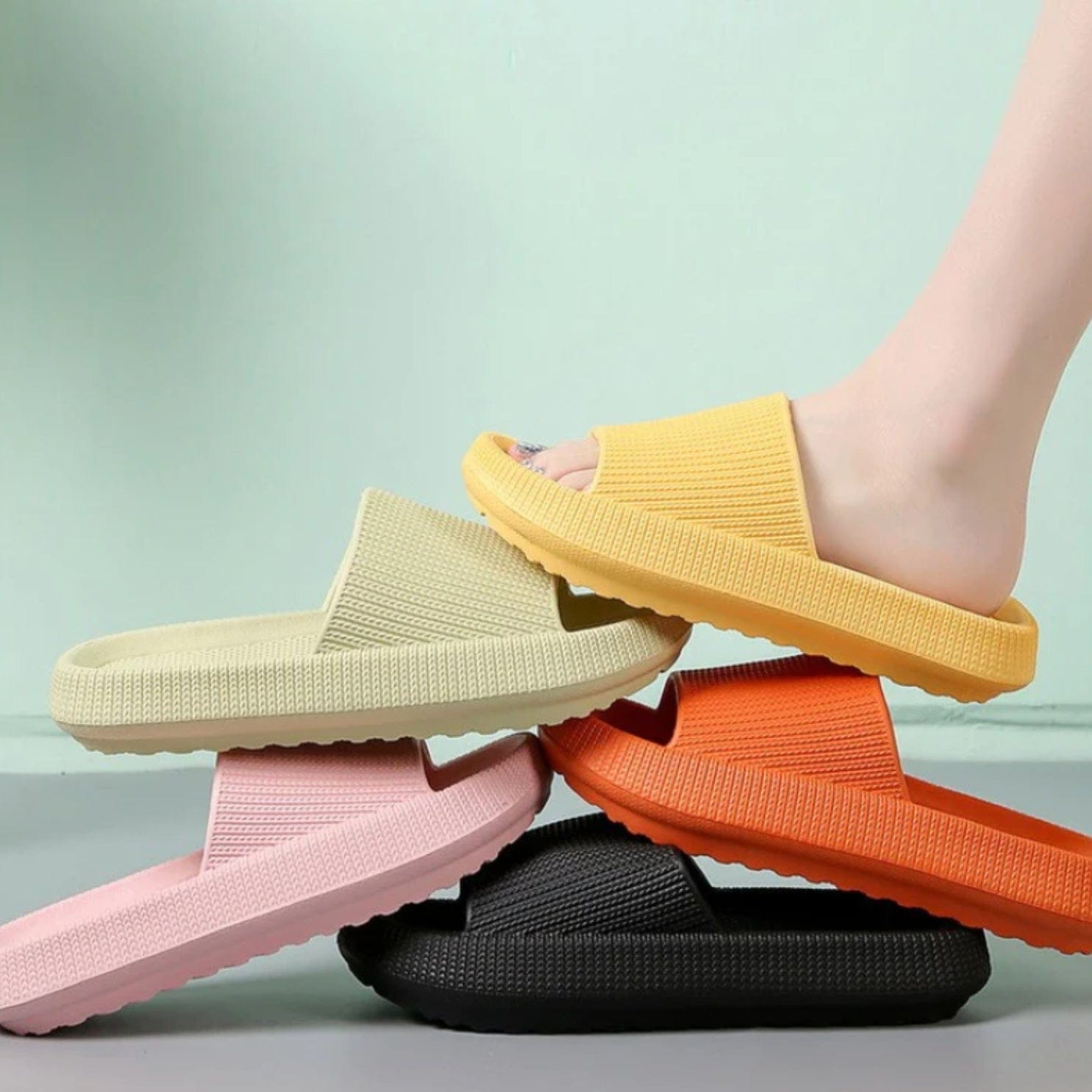 Pavoco Sandalen Ergonomische Sandalen für Damen rutschfest wasserabweisend bequem Sommer