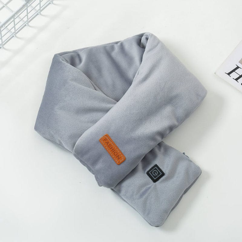 Pavoco Schals grau Beheizbarer Schal weich wasserabweisend anpassbare Wärme