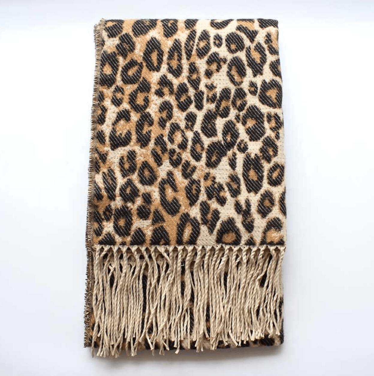 Pavoco Schals & Tücher Default Elegantes Halstuch für Damen weich vielseitig mit Leopardenmuster