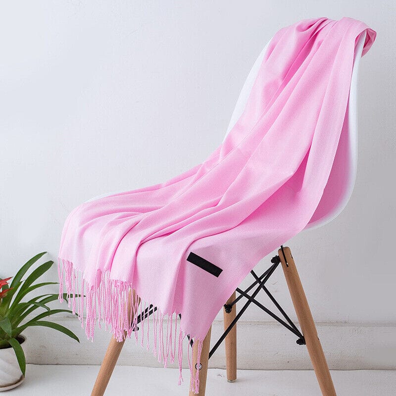 Pavoco Schals & Tücher Pink Eleganter Kaschmir Schal für Damen warm vielseitig hochwertig