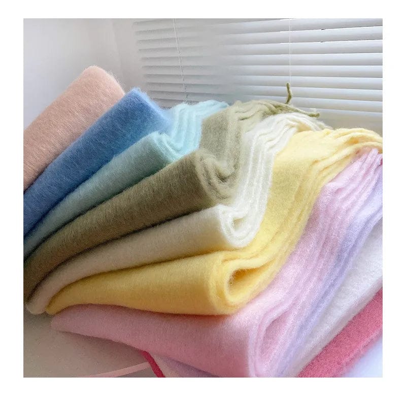 Pavoco Schals & Tücher Weicher Kaschmirschal für Damen lang stilvoll warm Winter 240 cm