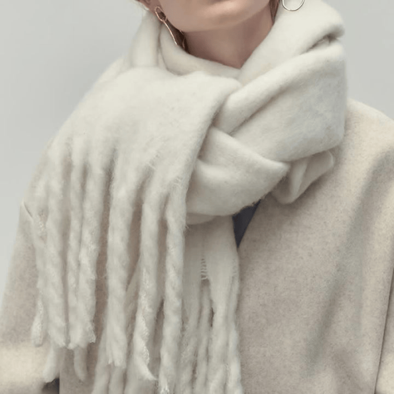 Pavoco Schals Weicher Winterschal für Damen gestrickt stilvoll warm aus Kaschmir Winter