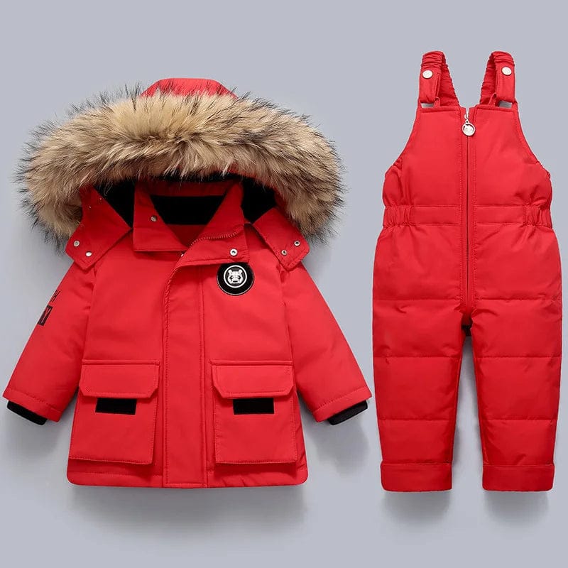 Pavoco Schneeanzüge Rot / 80 Robuster Schneeanzug für Kinder warm wasserabweisend Winter outdoor