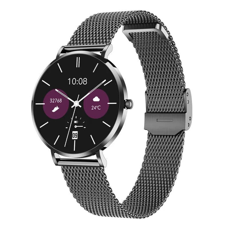 Pavoco Smartwatches Elegante Mini Smartwatch für Damen schlank gesundheitsorientiert vielseitig