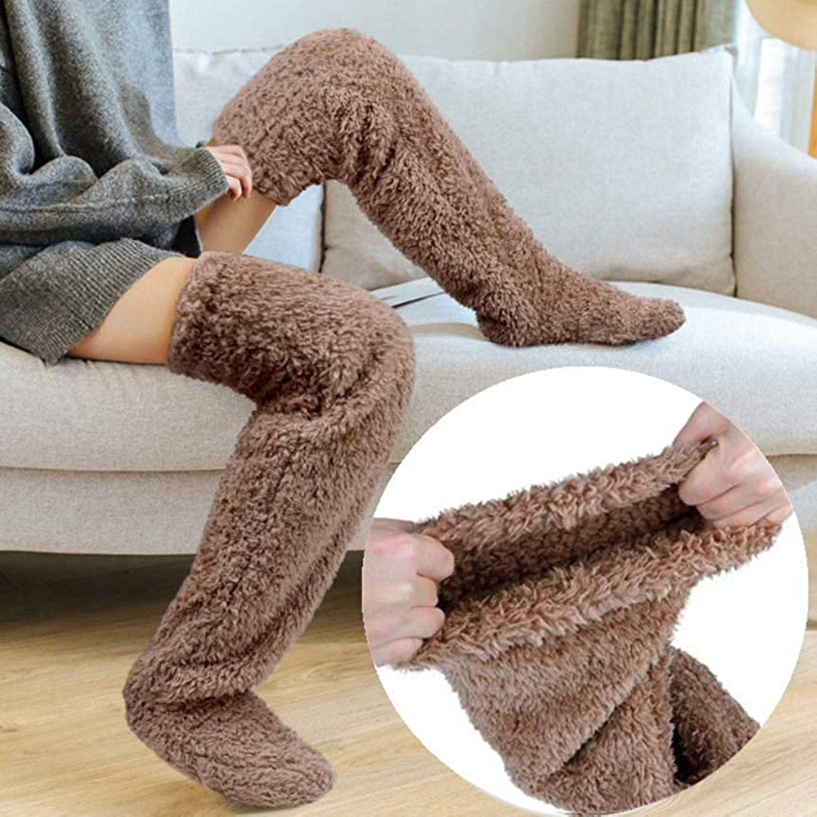 Pavoco Socken Kuschelige Fleece-Wintersocken für Unisex warm gemütlich bequem