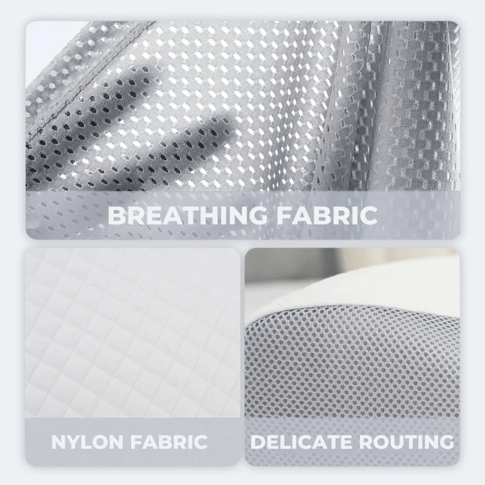 Pavoco Spezialkissen Default Ergonomisches Nackenkissen für Erwachsene aus Memory-Schaum atmungsaktiv gegen Schnarchen