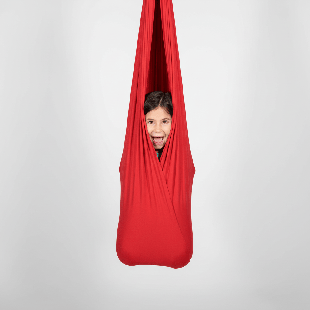 Pavoco Spielzeug & Spiele Sichere Therapieschaukel für Kinder sensorisch robust grau drinnen draußen