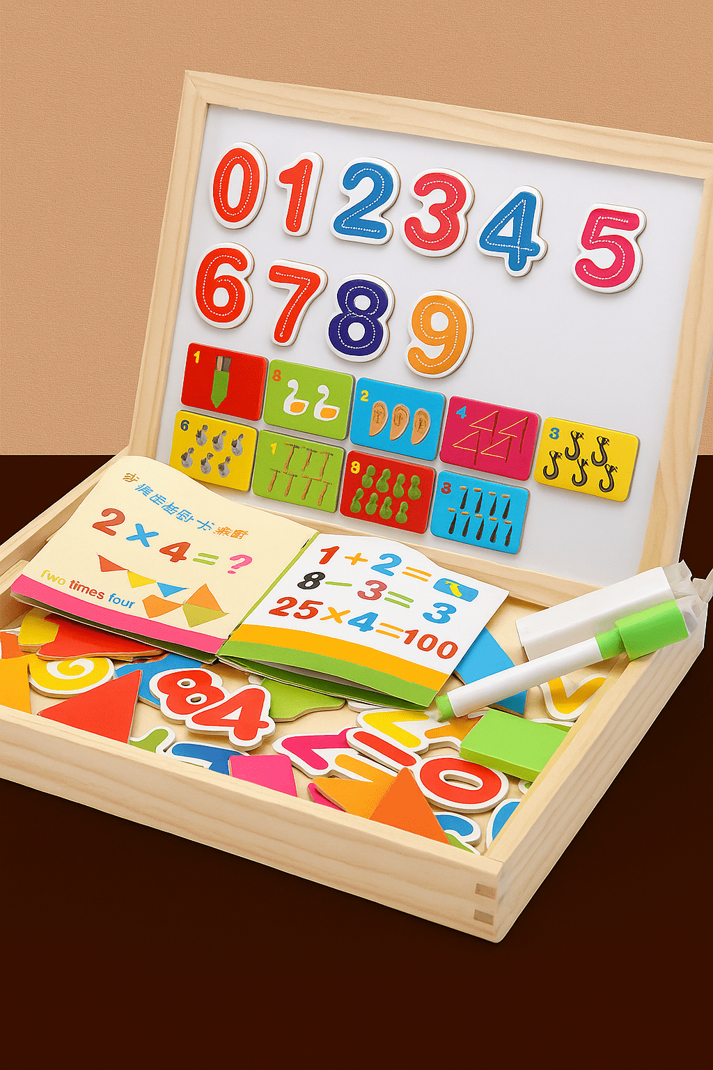 Pavoco Staffeleien Zoo | vielseitige 2-in-1 Zeichentafel für Kinder robust