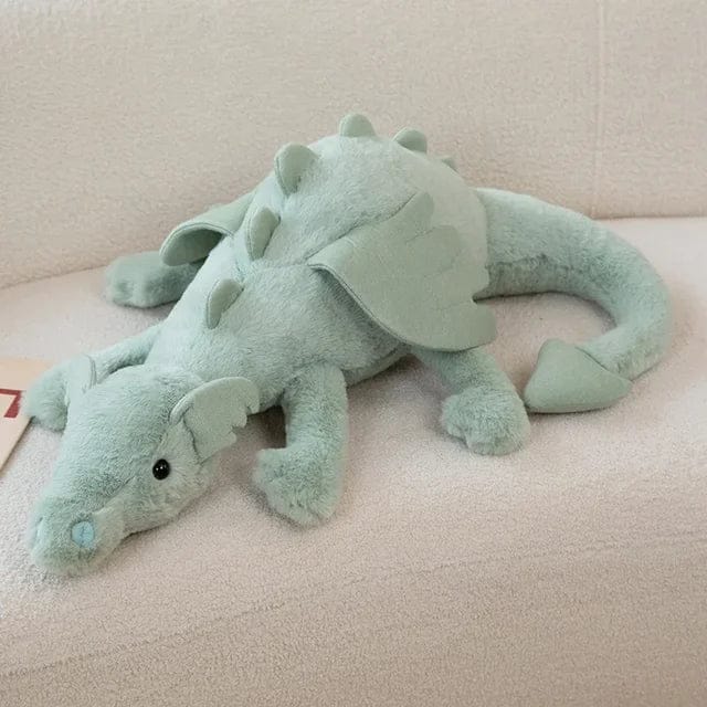 Pavoco Stofftiere & Plüschspielzeug 30cm / Grün Flauschiger Drache Kuscheltier für Kinder weich kreativ fantasievoll Spielzeug