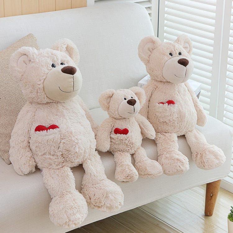 Pavoco Stofftiere & Plüschspielzeug Default Flauschiger Teddybär für Kinder mit Rose kuschelig nachhaltig ideal zum Spielen