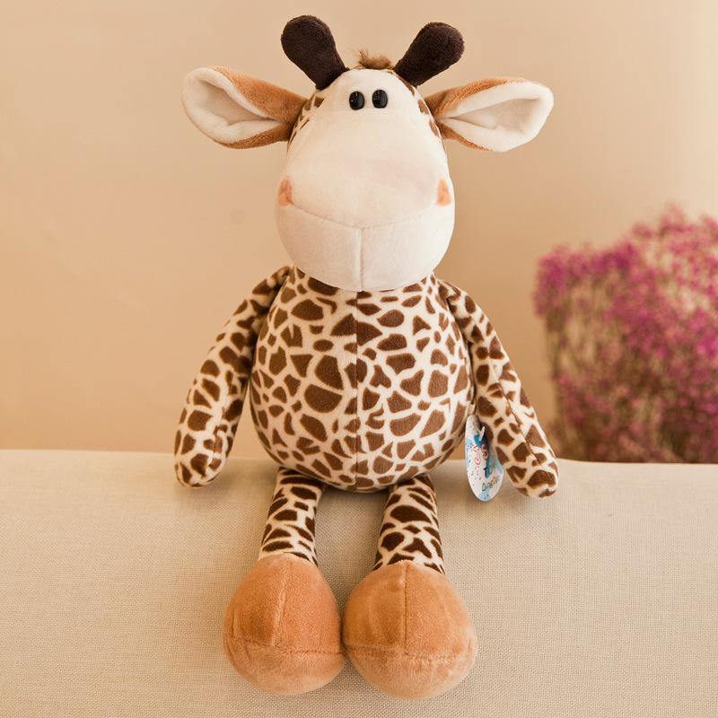 Pavoco Stofftiere & Plüschspielzeug Giraffe / 25cm Flauschige Dschungeltier Kuscheltiere für Kinder weich bunt ideal zum Kuscheln