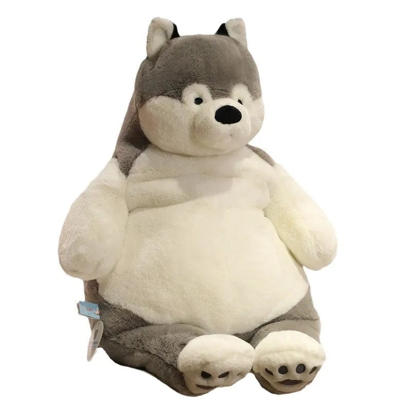 Pavoco Stofftiere & Plüschspielzeug Husky / 45cm(0.5kg) Weiches Plüschtier für Kinder groß gewichtete KuschelFreund