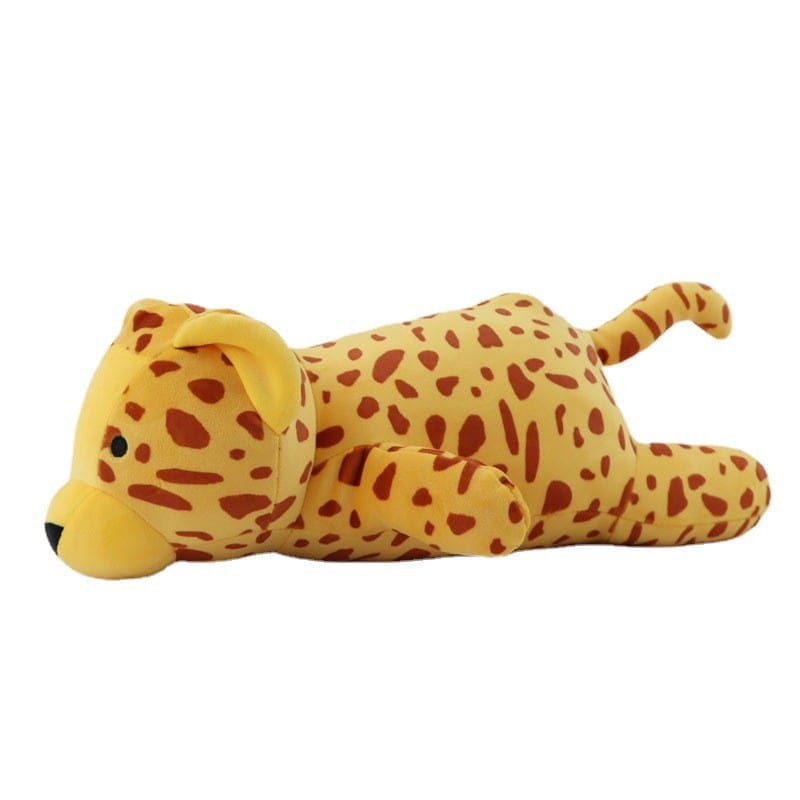 Pavoco Stofftiere & Plüschspielzeug Leopard / 40cm(0.5kg) Weiches Dinosaurier Kuscheltier für Kinder gewichtete Plüschfigur