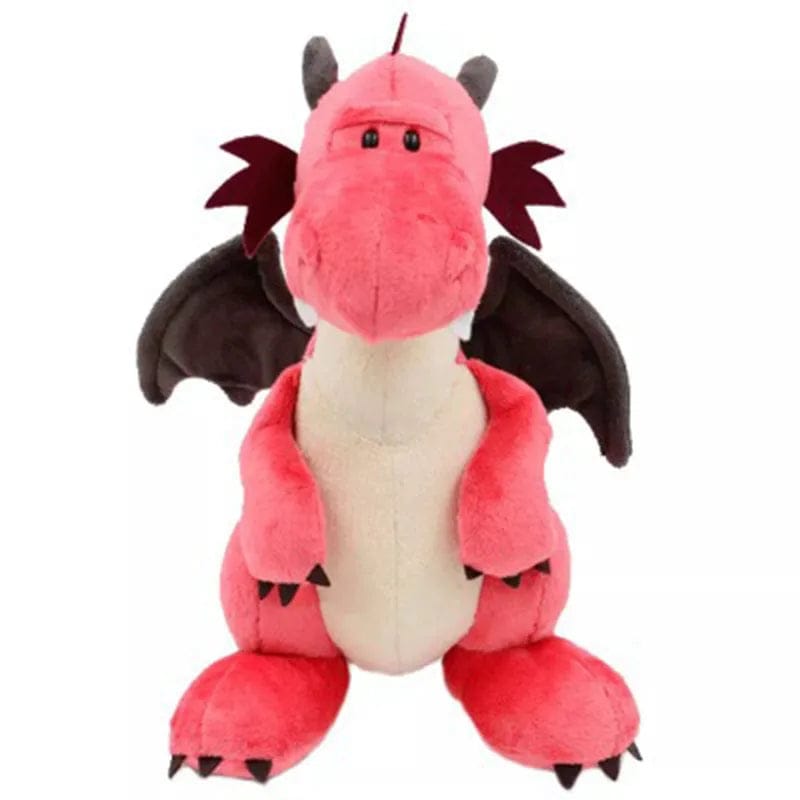 Pavoco Stofftiere & Plüschspielzeug Rosa Flauschiger Drache Kuscheltier für Kinder bunt weich hochwertig