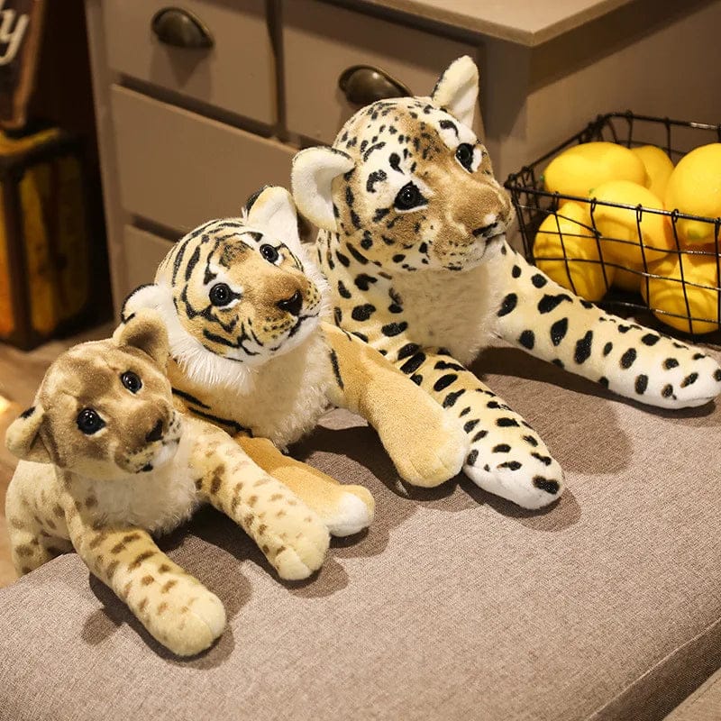 Pavoco Stofftiere & Plüschspielzeug Weicher Plüschleopard Kuscheltier für Kinder realistisch langlebig Naturgetreu