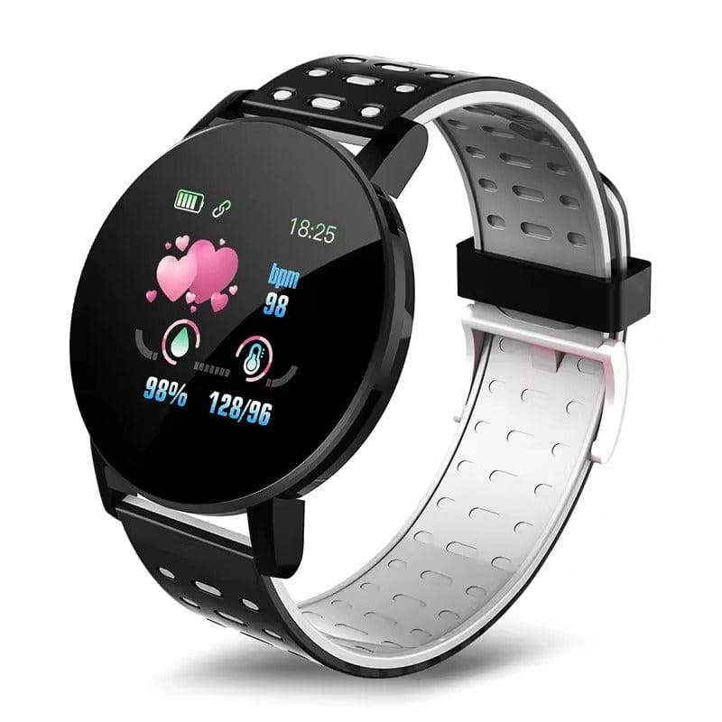 Pavoco Tragbare Technologie Grau Sichere Kinder Smartwatch mit GPS Telefonfunktion Gesundheitsmonitoring