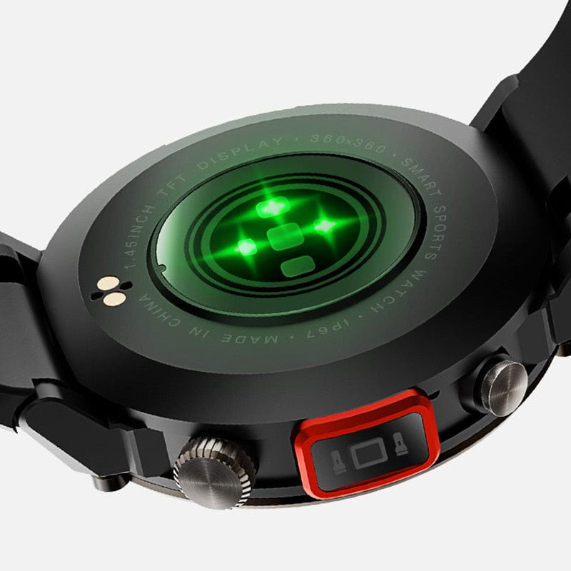 Pavoco Tragbare Technologie Intelligente Fitnessuhr für Unisex leicht Bluetooth Gesundheitsüberwachung Sportmodi