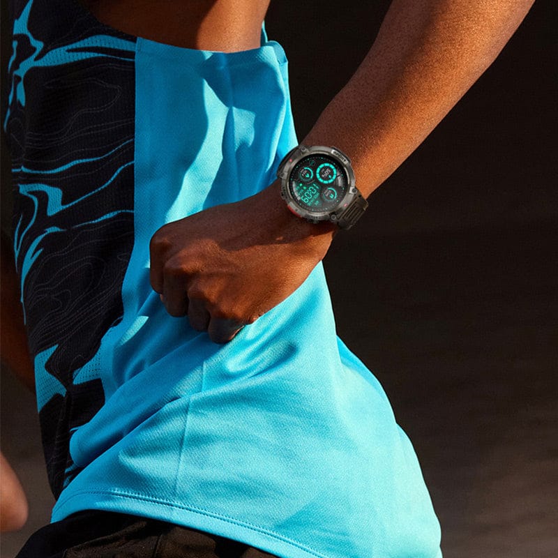 Pavoco Tragbare Technologie Intelligente Fitnessuhr für Unisex leicht Bluetooth Gesundheitsüberwachung Sportmodi