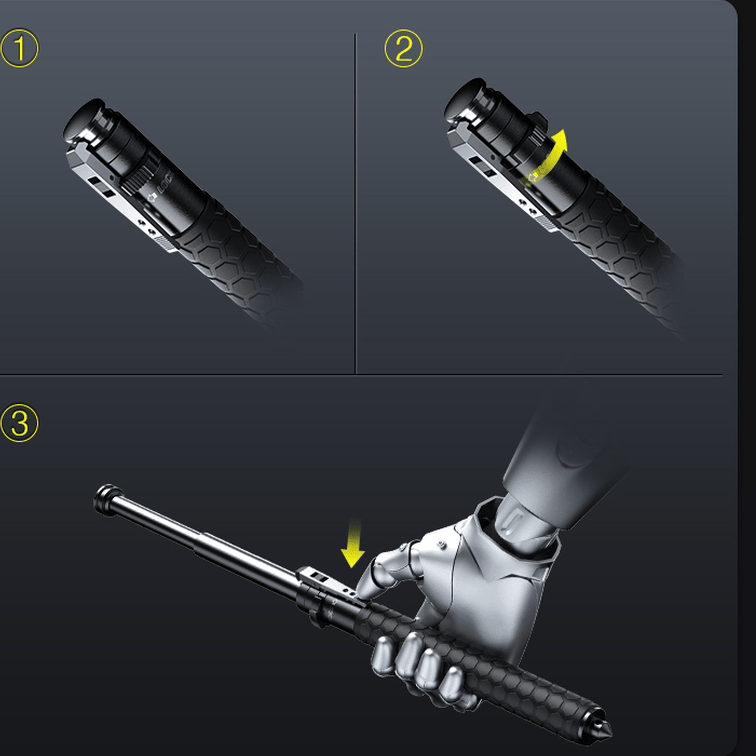 Pavoco Trekkingstöcke Robuster Wanderstock für Unisex leicht tragbar ergonomisch Outdoor Sicherheit