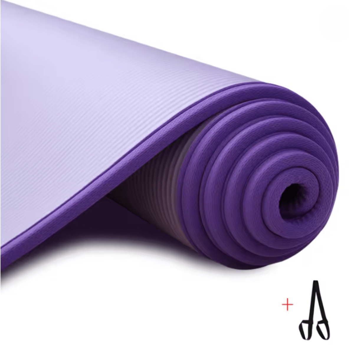 Pavoco Übungsmatten Lila Rutschfeste Yogamatte für Damen extra dick umweltfreundlich ideal für Yoga und Pilates