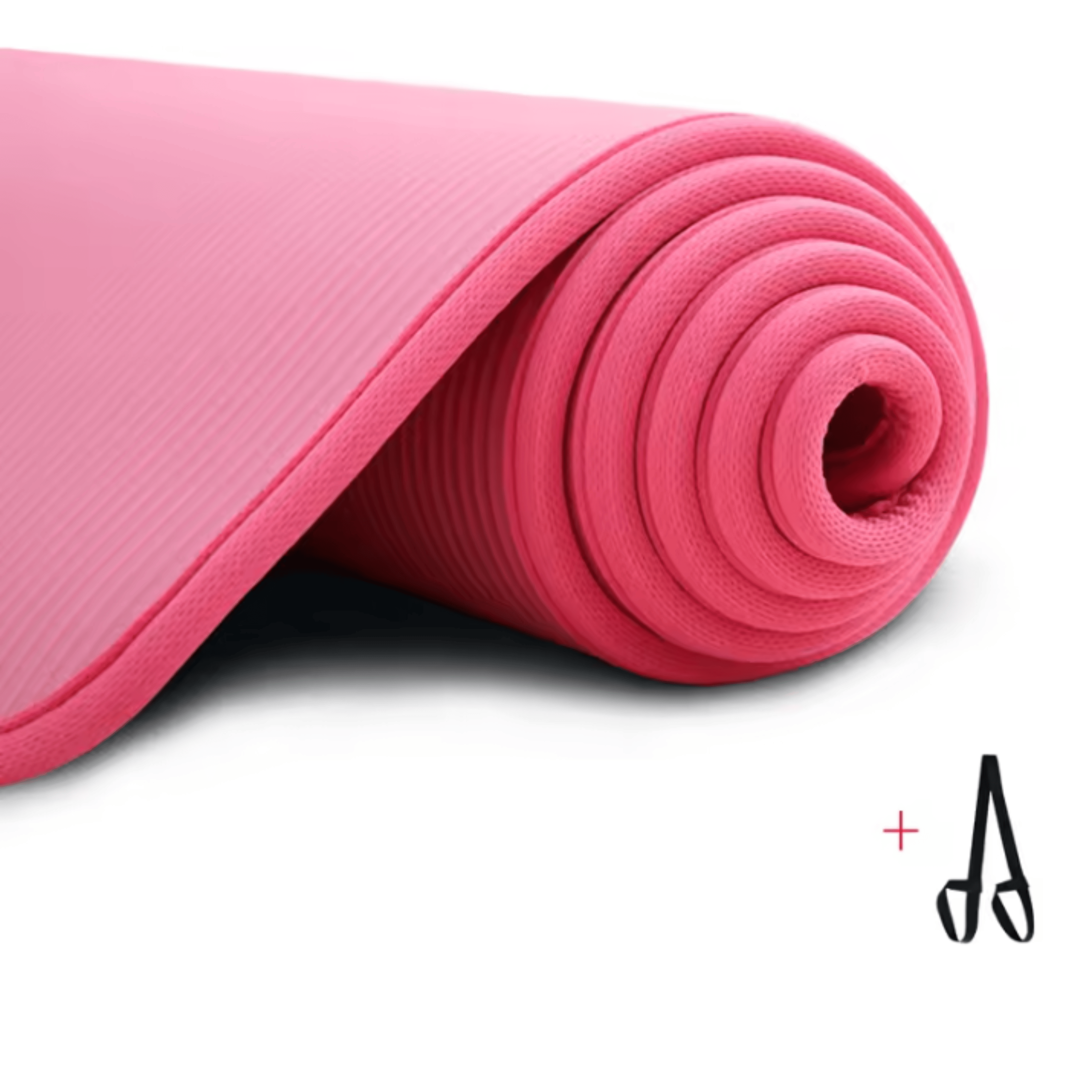 Pavoco Übungsmatten Rosa Rutschfeste Yogamatte für Damen extra dick umweltfreundlich ideal für Yoga und Pilates