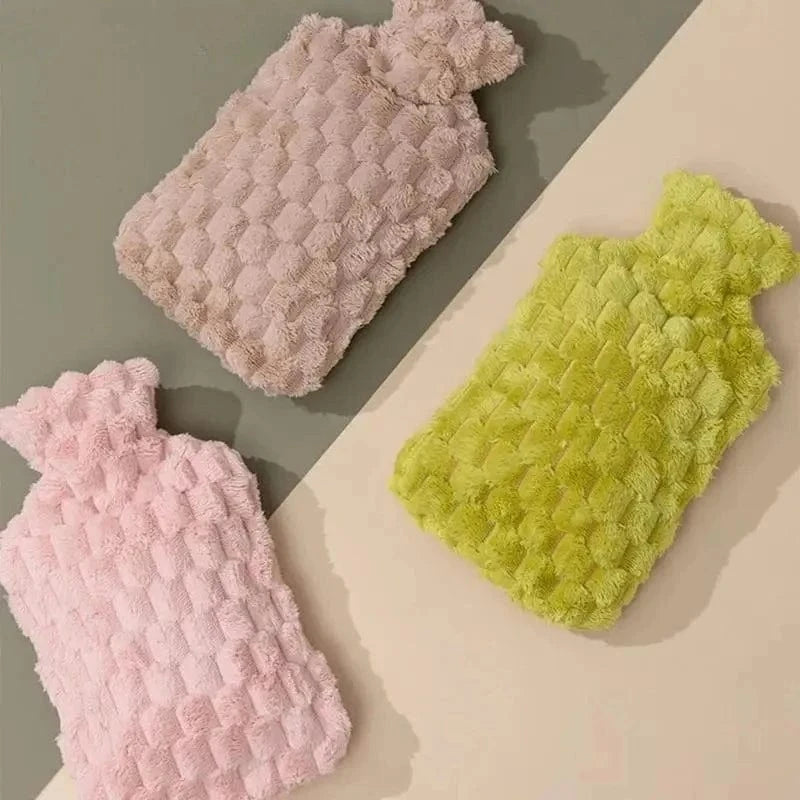 Pavoco Wärmekissen & Wärmer Bequeme Wärmflasche für Damen 1000 ml aus PVC für Winter und Entspannung