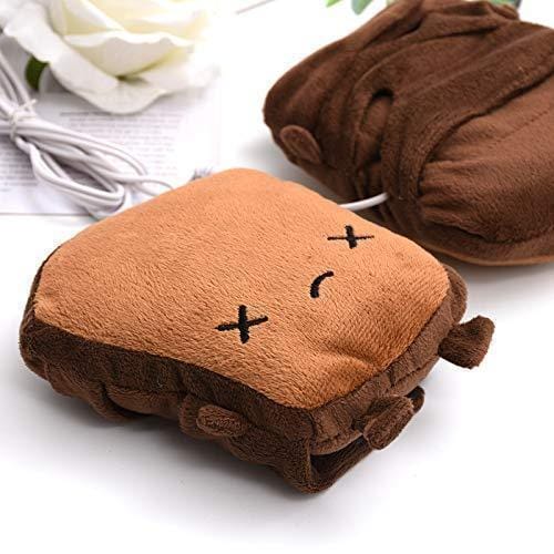 Pavoco Wärmekissen & Wärmer Kuscheliger Elektrischer Handwärmer USB Toastform wiederverwendbar
