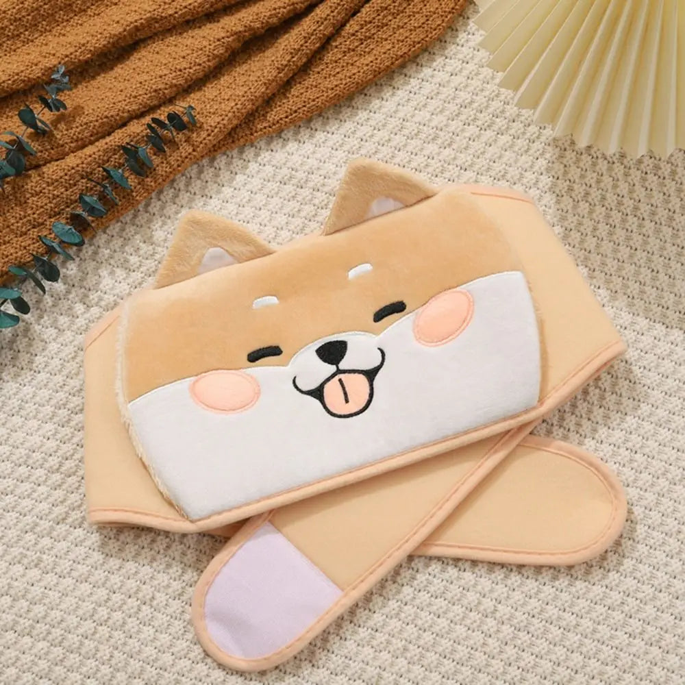 Pavoco Wärmekissen & -wickel Niedlicher Wärmflaschengürtel für Kinder weich mit Plüschbezug ideal für kalte Tage