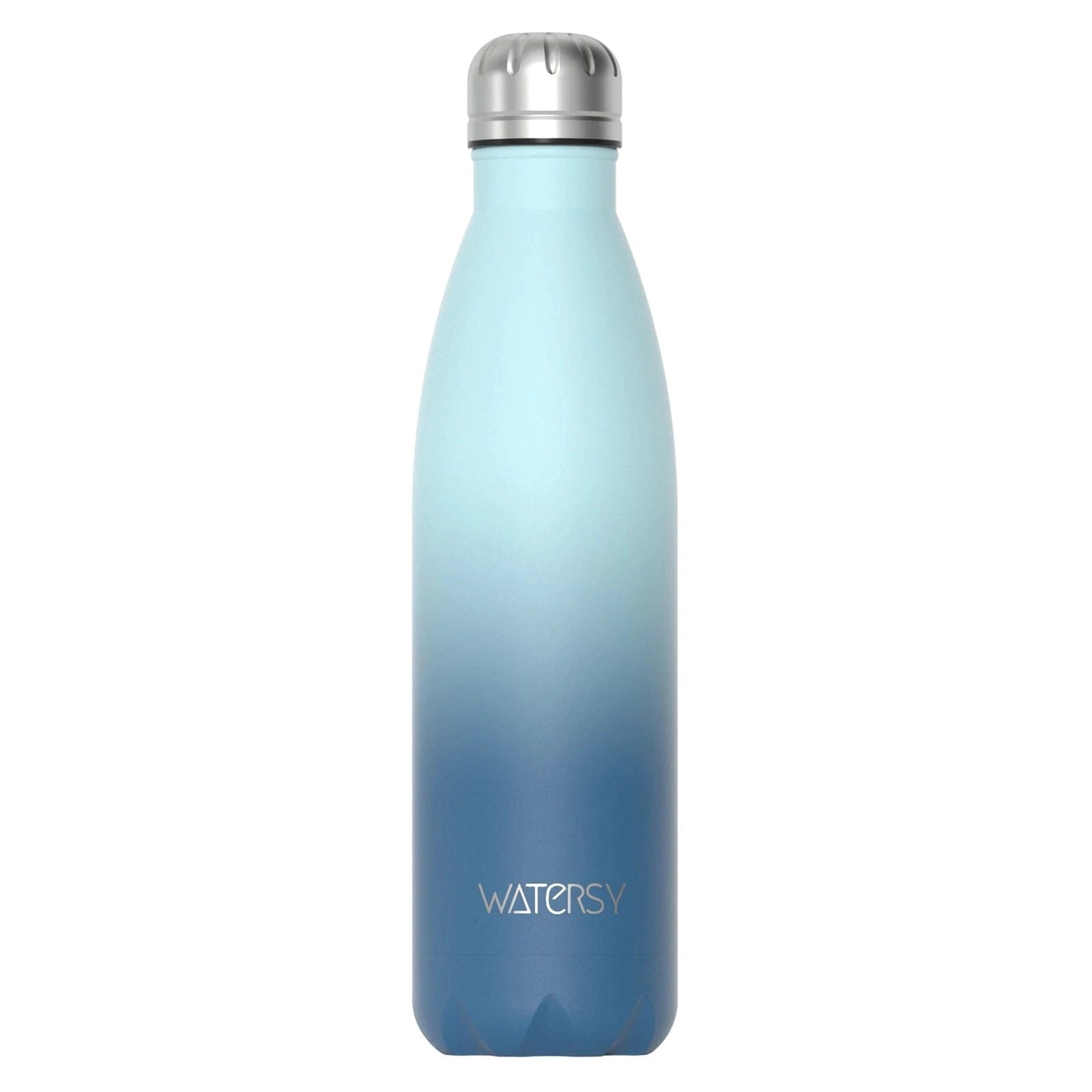 Pavoco Wasserflaschen 500ml / Blau-Gradient Isolierte Edelstahl Thermosflasche für Unisex 500 ml doppelwandig auslaufsicher langlebig