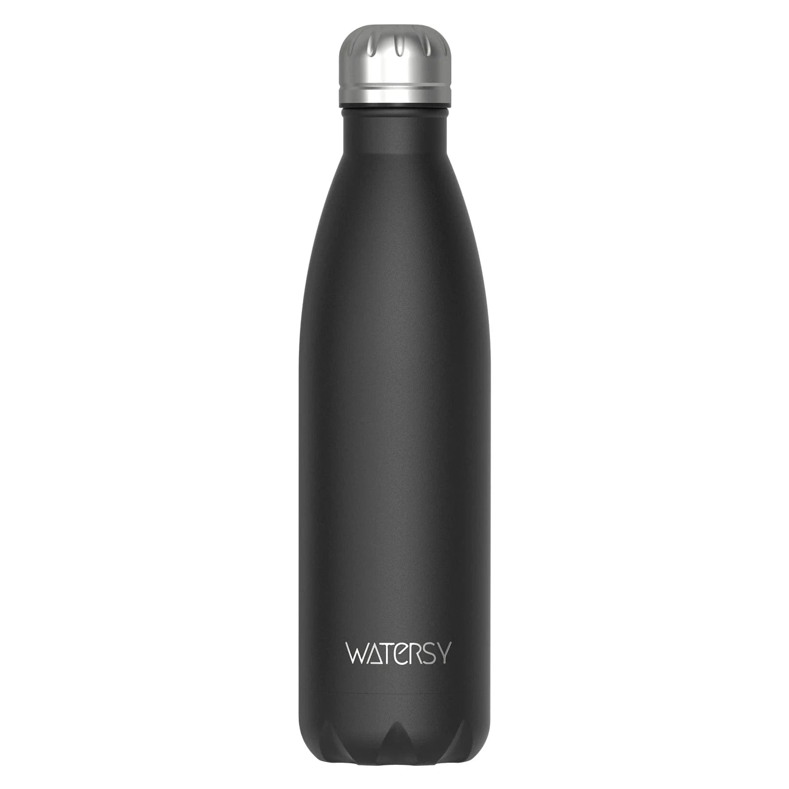 Pavoco Wasserflaschen 500ml / schwarz Isolierte Edelstahl Thermosflasche für Unisex 500 ml doppelwandig auslaufsicher langlebig