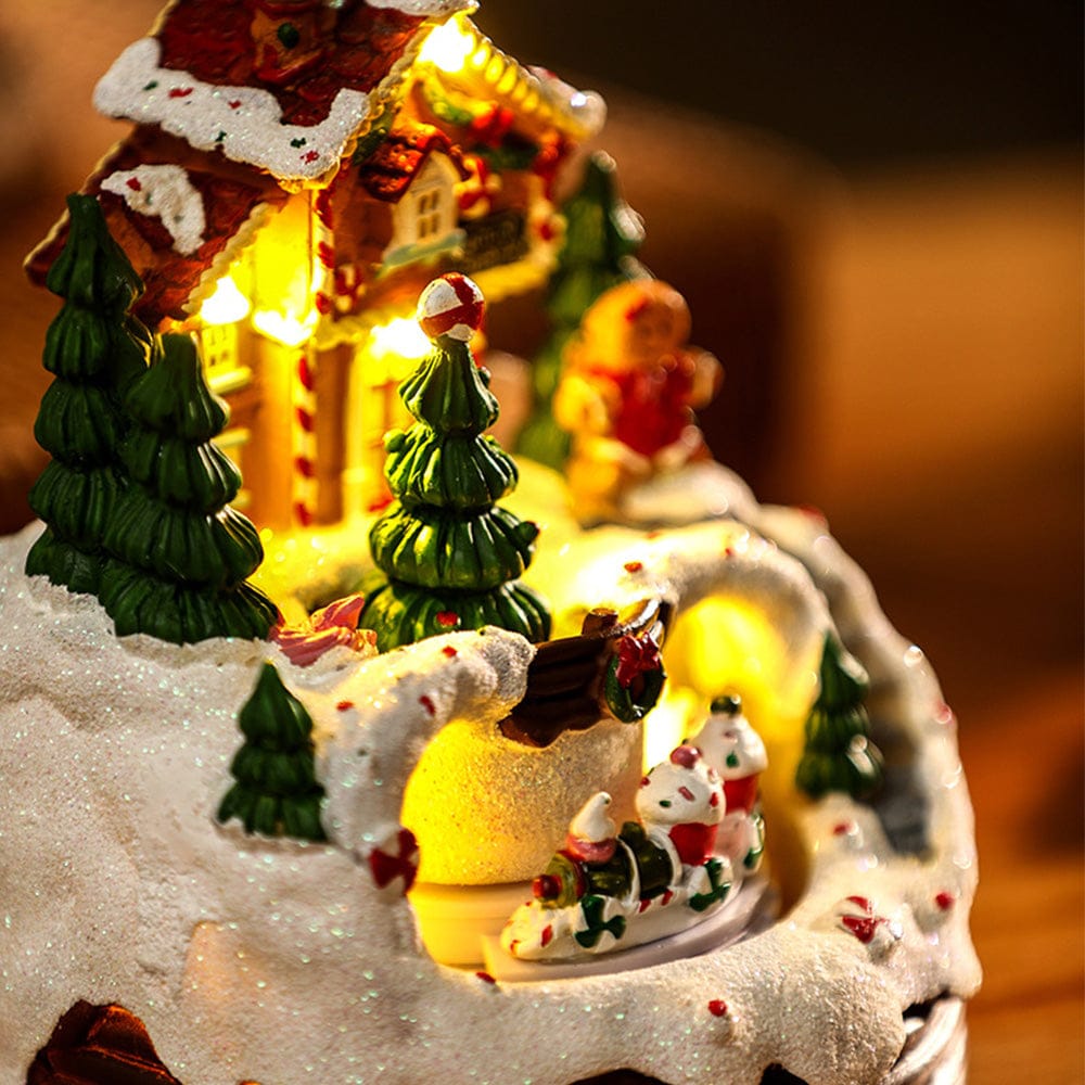 Pavoco Weihnachts- und Feiertagsdekorationen Default Bezaubernde Weihnachtsdekoration mit LED Lichtern Musik und Bewegung