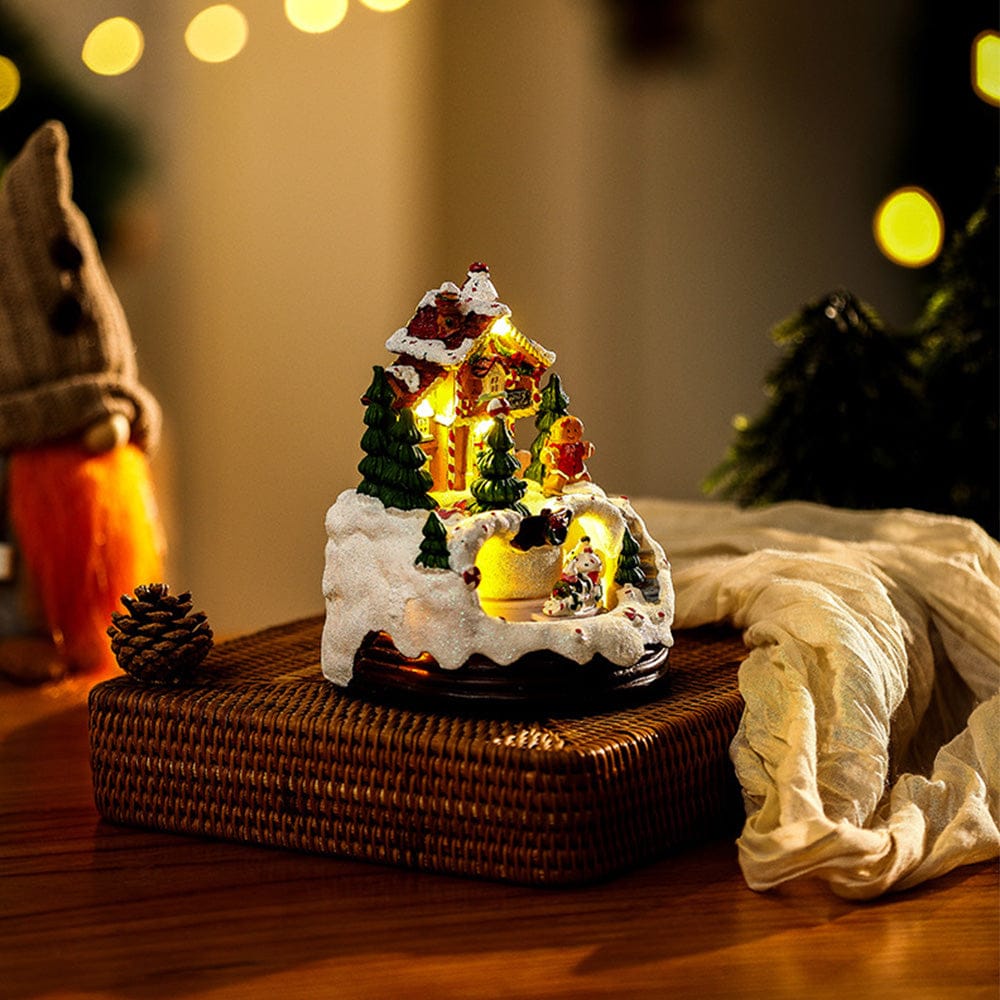 Pavoco Weihnachts- und Feiertagsdekorationen Default Bezaubernde Weihnachtsdekoration mit LED Lichtern Musik und Bewegung