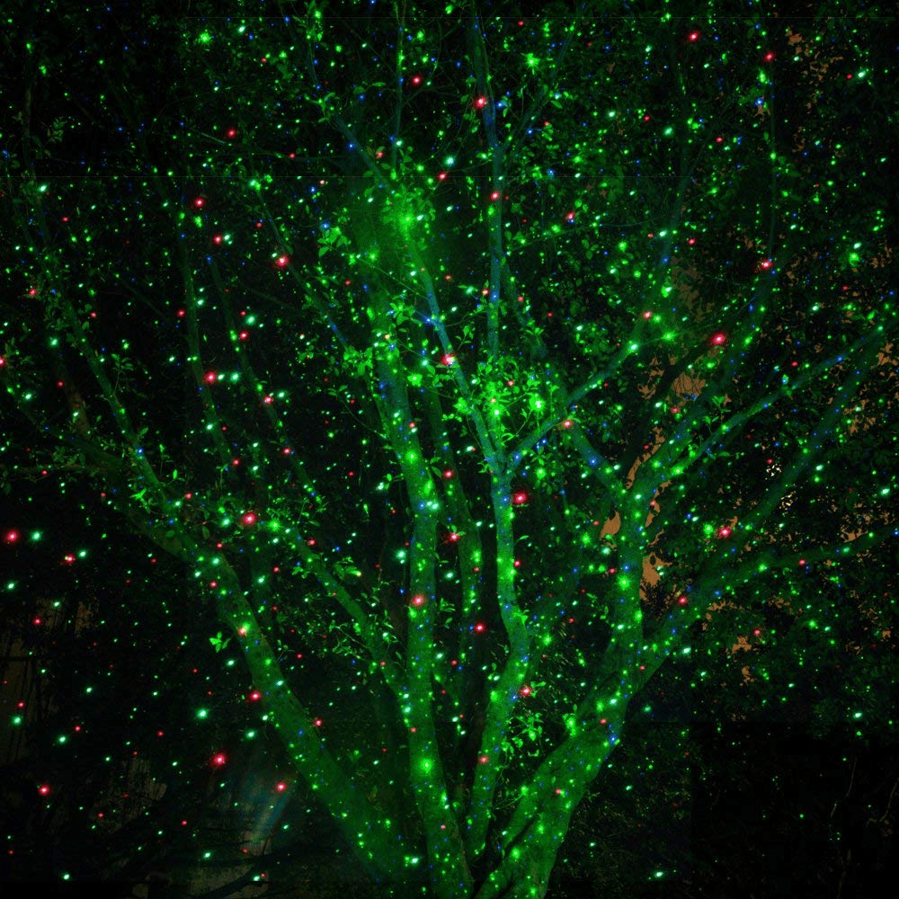 Pavoco Außenbeleuchtung Default Farbenfroher Lichtprojektor wetterfest vielseitig für Innen und Außen