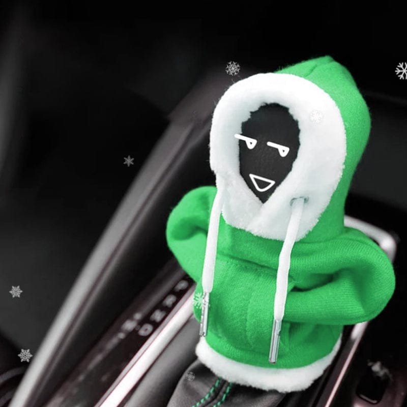 Pavoco Autozubehör Weihnachtsgrün Stylische Schalthebelhülle für Autofahrer aus Baumwolle atmungsaktiv langlebig