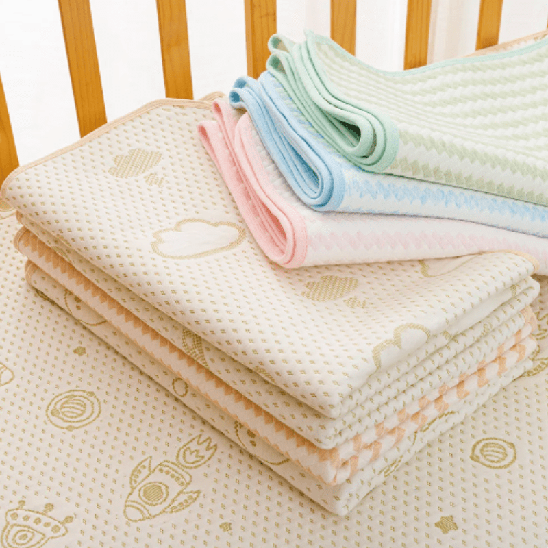 Pavoco Baby- und Kleinkindbettwäsche Auslaufsichere Matratzenauflage für Kinder weich atmungsaktiv 2er-Set