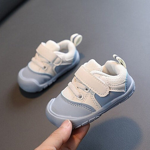 Pavoco Baby- und Kleinkinderschuhe Blau / 17-18 Atmungsaktive Babysneaker für Kinder leicht flexibel Anti-Rutsch