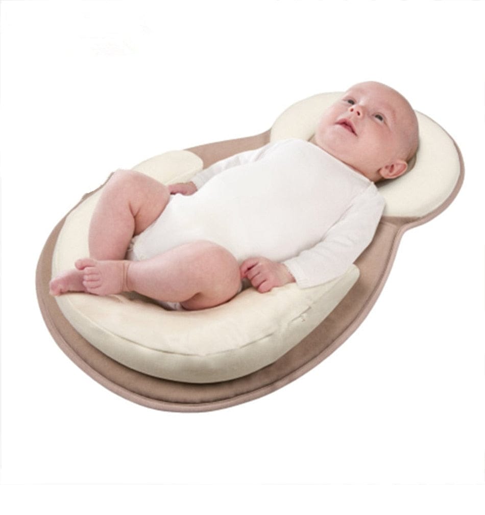 Pavoco Babybetten Braun Atmungsaktives Babybett für Säuglinge verstellbar tragbar sicher bis 12 Monate