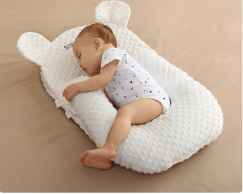 Pavoco Babybettwäsche 10-Grad-Kissen + U-förmiges Kissen Verstellbares Babykissen für Neugeborene komfortabel anpassbar mit Höhenverstellung