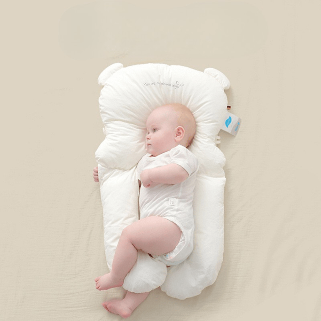Pavoco Babybettwäsche Default Ergonomisches Baby Kissen für Babys hypoallergen fördert gesunden Schlaf