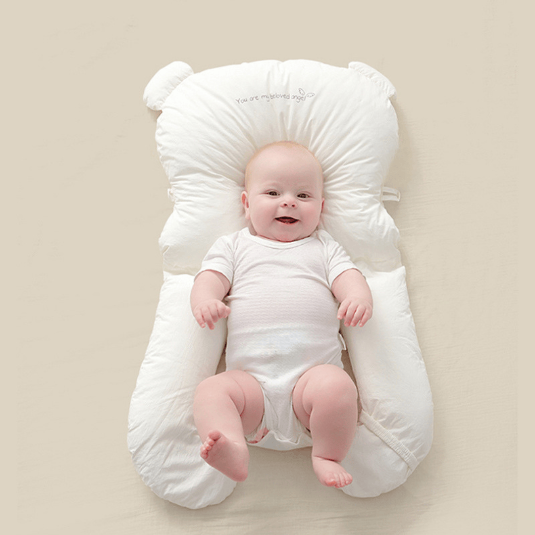 Pavoco Babybettwäsche Default Ergonomisches Baby Kissen für Babys hypoallergen fördert gesunden Schlaf