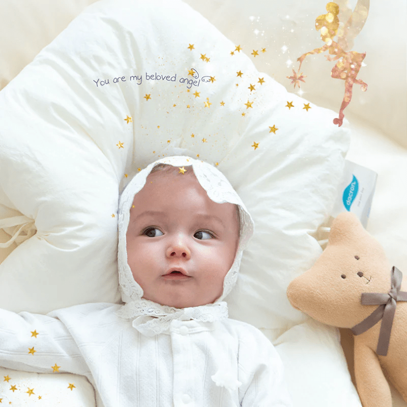 Pavoco Babybettwäsche Default Hypoallergenes Baby-Schlafkissen für Neugeborene ergonomisch weich