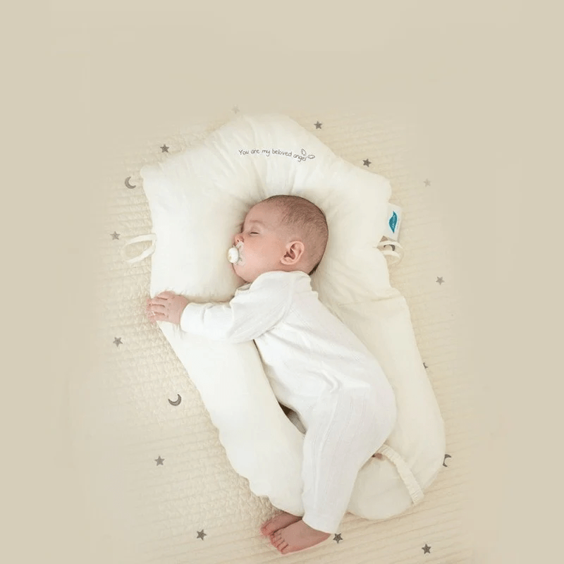 Pavoco Babybettwäsche Default Hypoallergenes Baby-Schlafkissen für Neugeborene ergonomisch weich