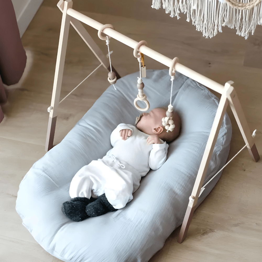 Pavoco Babybettwäsche Ergonomisches Babykissen für Neugeborene hypoallergen atmungsaktiv
