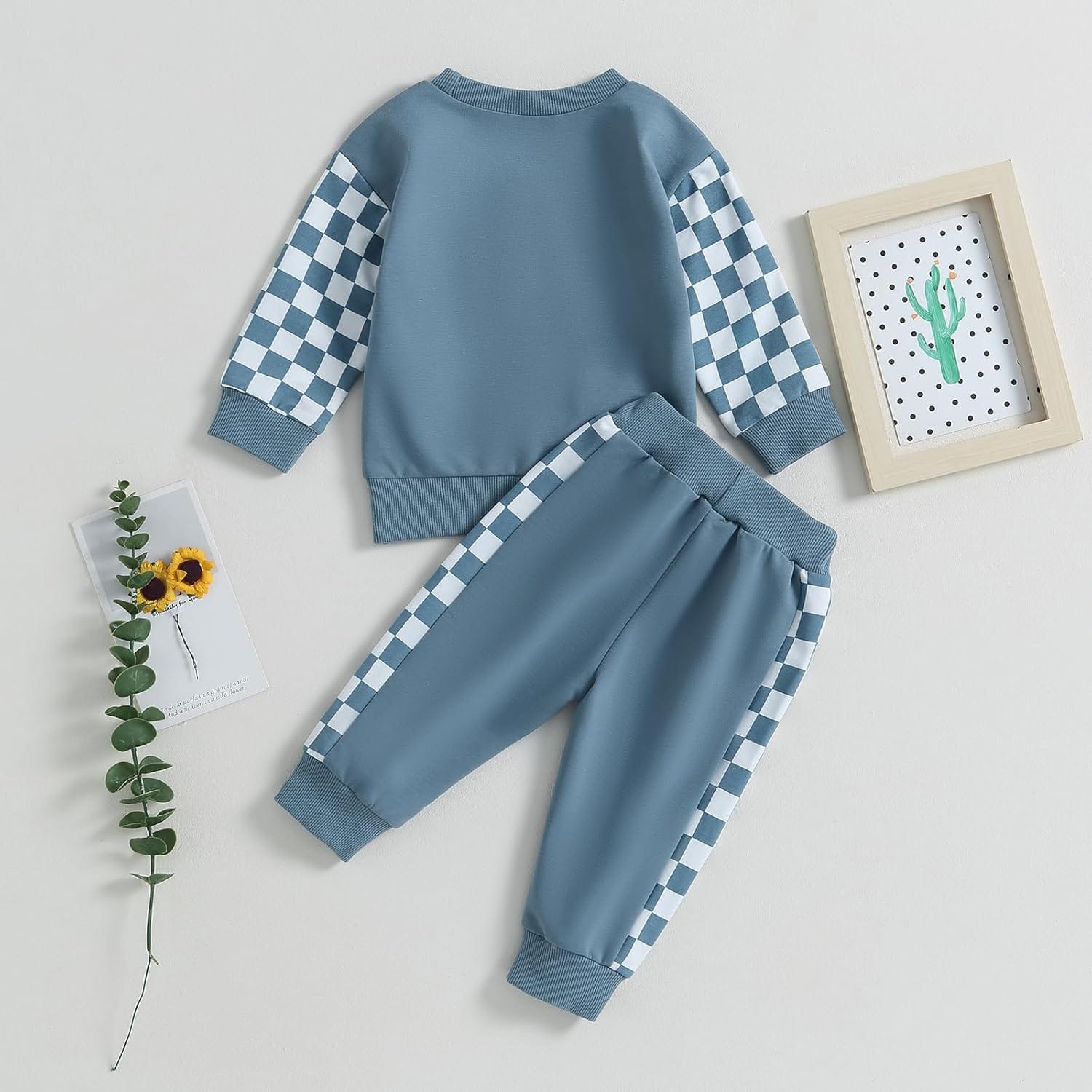 Pavoco Babykleidung F / 0-6 Monate Weiches Baby Jogger Set für Jungen Mädchen atmungsaktiv Herbst hochwertig Baumwolle