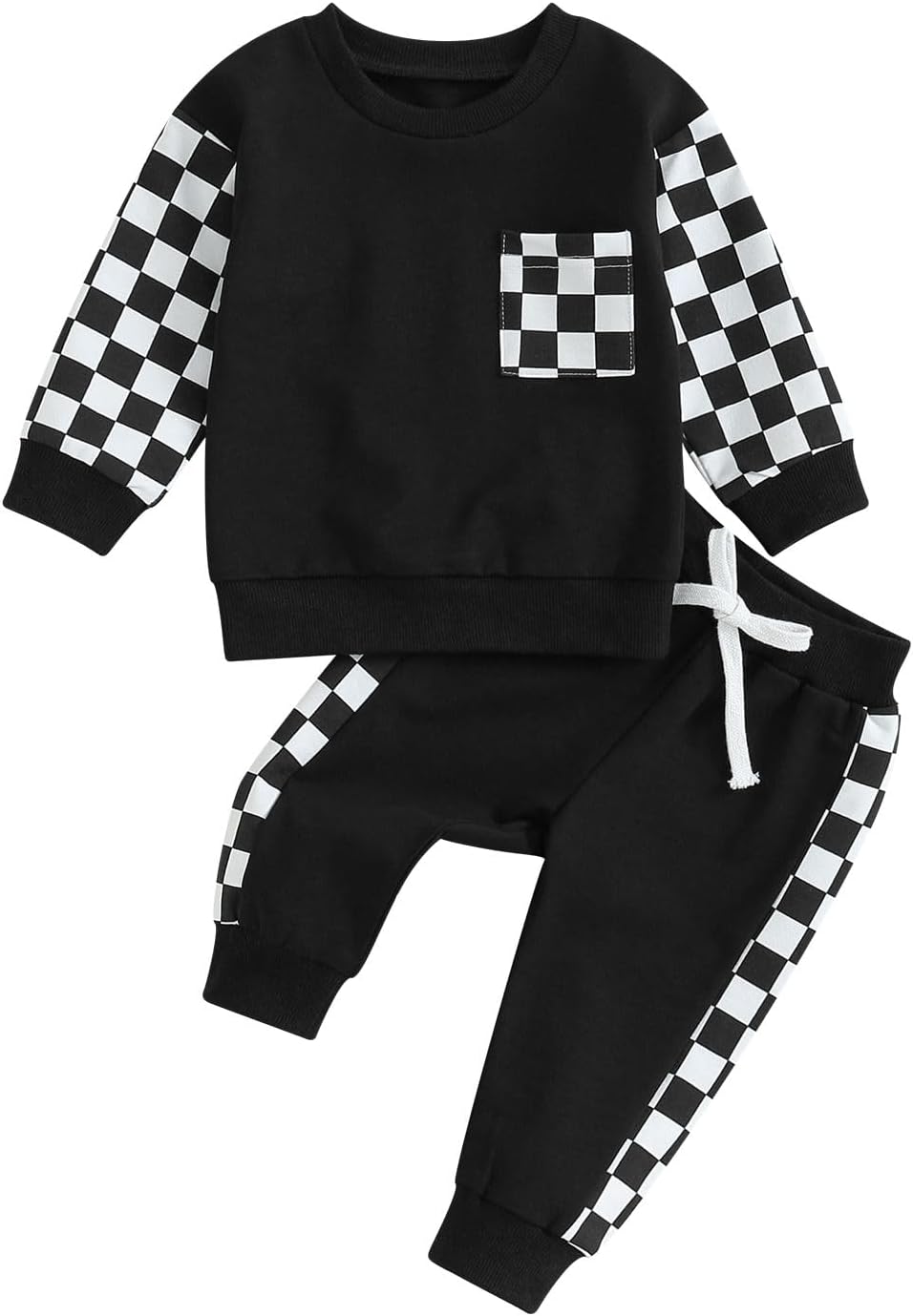 Pavoco Babykleidung H / 0-6 Monate Weiches Baby Jogger Set für Jungen Mädchen atmungsaktiv Herbst hochwertig Baumwolle