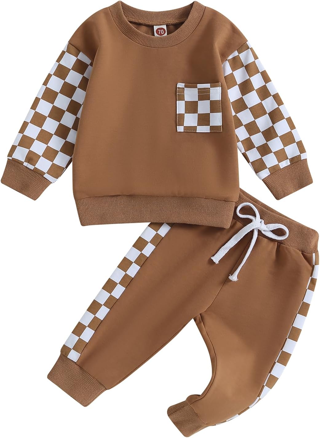 Pavoco Babykleidung Weiches Baby Jogger Set für Jungen Mädchen atmungsaktiv Herbst hochwertig Baumwolle