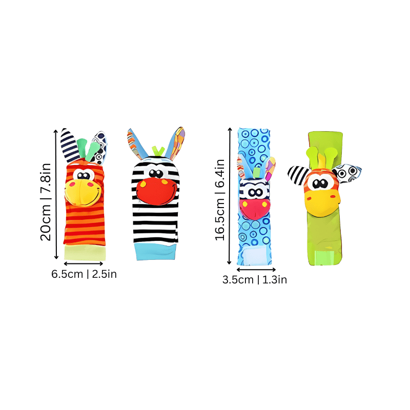 Pavoco Babyspielzeug & Plüschbeißringe Default Weiches Rasselspielzeug-Set für Babys sensorisch bunt hautfreundlich fördern