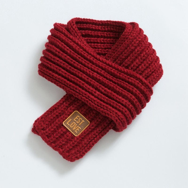 Pavoco Babyzubehör Bordeaux Weicher Babyschal für Kinder warm bequem Winter in verschiedenen Farben